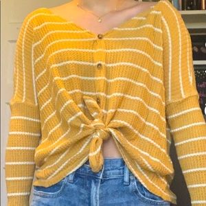 S American Eagle Outfitters stripped long sleeve shirt